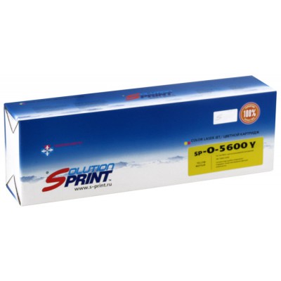 Картридж Sprint SP-O-5600 Y 43381921 для Oki совместимый