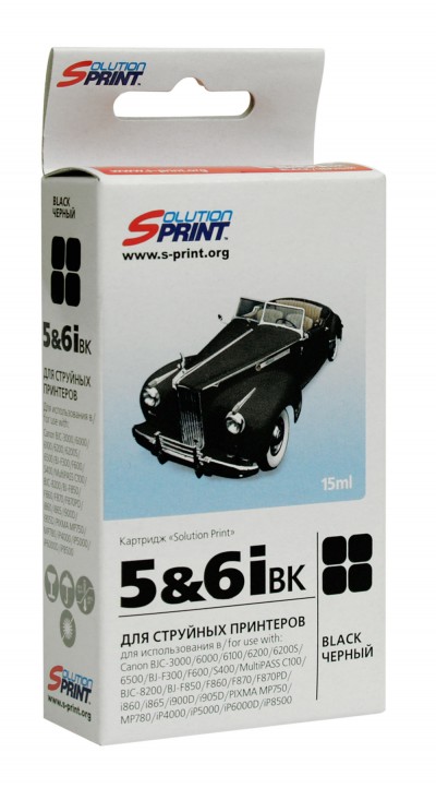 Комплект картриджей Sprint SP-C-5&6 iМ/5&6 iC/5&6 iY/5&6 iВк BCI для Canon совместимый