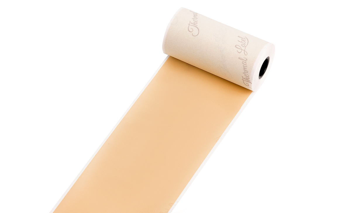 Самоклеящаяся бумага для термопринтера SP-T02 50mm*3,5m. Набор 3 рулона (мятный, лавандовый, оранжевый)