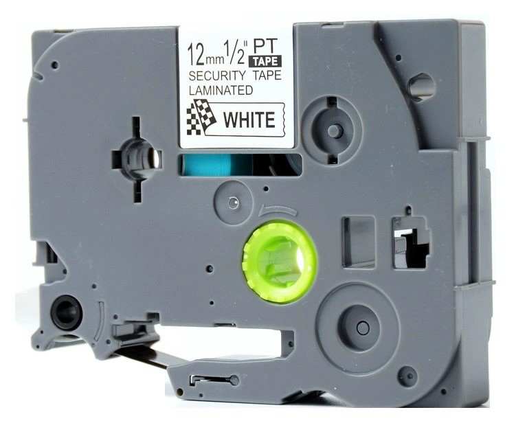 Картридж с лентой SP SE3 (Brother TZe-SE3) 12 мм, черный на белом