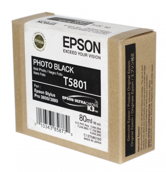 Картридж Epson T5801 (C13T580100)