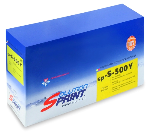Комплект картриджей Sprint SP-S-500 Bk/S-500C/S-500M/S-500Y для Samsung