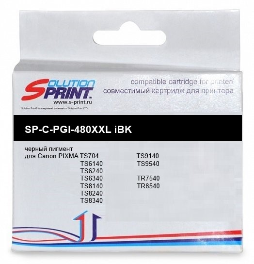 Картридж SP PGI-480PGBK XXL (2077C001) для Canon, черный пигмент