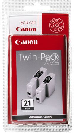 Комплект картриджей Canon BCI-21Bk Twin Pack
