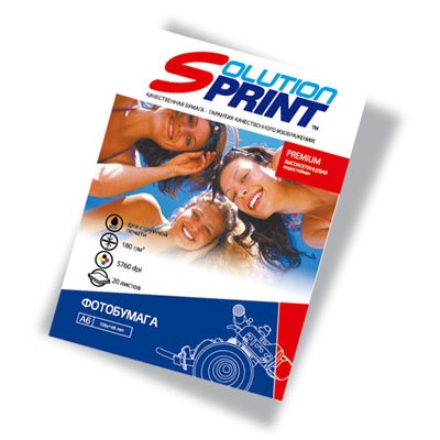 Фотобумага Sprint Premium Glossy A6/20/180
