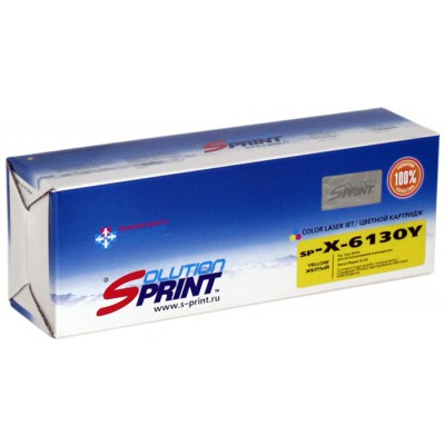 Комплект картриджей Sprint SP-X-6130 BK/X-6130C/X-6130M/X-6130Y для Xerox