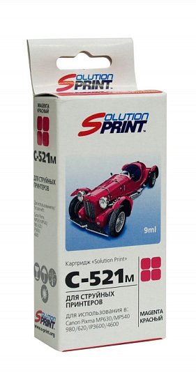Комплект картриджей Sprint SP-C- 521iC/521iM/521iY/521iBK CLI + PGI-520iBK для Canon совместимый