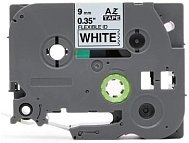 Картридж с лентой SP FX221 (Brother TZe-FX221) 9 мм, черный на белом