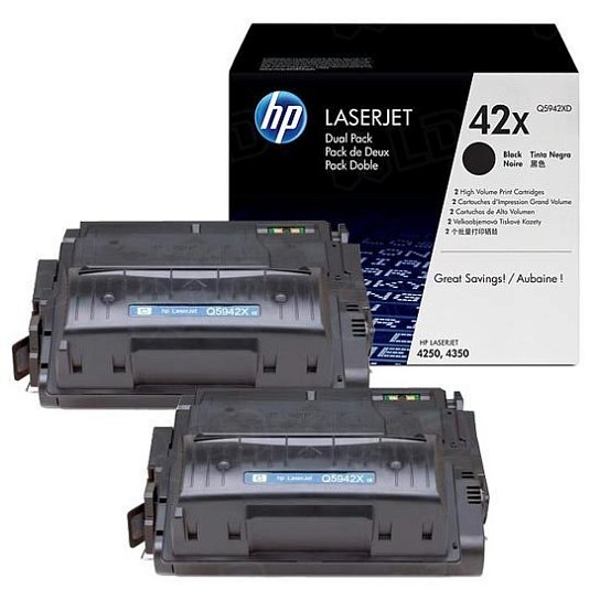 Картридж HP 42XD (Q5942XD) Dual Pack